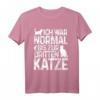 Katzenliebhaber T-Shirt: Normal Bis Zur Dritten Katze - Originelles Geschenk für Katzenbesitzer, Mamas & Tierfreunde zu Weihnachten, Geburtstag & Valentinstag