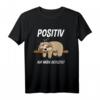 Positiv Auf Müde Getestet Faultier Lustig Humour Geschenk T-Shirt – Perfekt für Faultierliebhaber, lange Schlafenszeiten & humorvolle Geschenke
