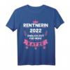 Lustiges Rentner T-Shirt 2022 - Ruhestand Geschenk für Rentnerinnen und Rentner mit Katze, perfekt für den Abschied und Renteneintritt