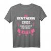 Lustiges Rentner T-Shirt 2022 - Ruhestand Geschenk für Rentnerinnen und Rentner mit Katze, perfekt für den Abschied und Renteneintritt
