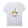 Lustiges HapFrog Pyjama T-Shirt mit Katze - Perfekt für Katzenliebhaber, Spätaufsteher & als Geschenk zu Weihnachten, Geburtstag, Vatertag oder Muttertag