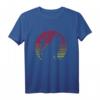 Retro Katze Silhouette T-Shirt – Geschenkidee für Katzenliebhaberinnen und Katzenliebhaber, Damen und Herren
