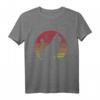 Retro Katze Silhouette T-Shirt – Geschenkidee für Katzenliebhaberinnen und Katzenliebhaber, Damen und Herren