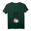 Damen Katzen T-Shirt mit Spruch 'Ich arbeite hart damit meine Katze' - V-Ausschnitt, bequem und stilvoll