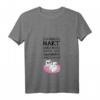 Damen Katzen T-Shirt mit Spruch 'Ich arbeite hart damit meine Katze' - V-Ausschnitt, bequem und stilvoll