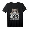 Ich wurde 40 als ich im Lockdown war - Lustiges Katzen T-Shirt für Geburtstag und Lockdown-Partys