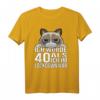Ich wurde 40 als ich im Lockdown war - Lustiges Katzen T-Shirt für Geburtstag und Lockdown-Partys