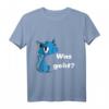 Schlecht gelaunte Katze lustiges Katzenliebhaber T-Shirt – Sarkastisches Alltagsoutfit für Katzenfans zum Geburtstag und als Geschenk