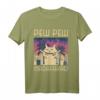 Pew Pew Madafakas Lustiges schwarzes Katzen T-Shirt - Perfekt für Partys, Geburtstage, Halloween & Weihnachten