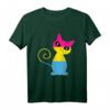 Pansexuelle Katze Pan Stolz Geschenk T-Shirt - Unterstützung für LGBTQ+ und Diversität, perfektes Pride-Outfit