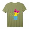 Pansexuelle Katze Pan Stolz Geschenk T-Shirt - Unterstützung für LGBTQ+ und Diversität, perfektes Pride-Outfit