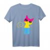 Pansexuelle Katze Pan Stolz Geschenk T-Shirt - Unterstützung für LGBTQ+ und Diversität, perfektes Pride-Outfit