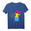 Pansexuelle Katze Pan Stolz Geschenk T-Shirt - Unterstützung für LGBTQ+ und Diversität, perfektes Pride-Outfit