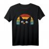 Süße Retro Vintage Katze Kätzchen T-Shirt – Lustiges Geschenk für Katzenliebhaber, Katzenfans und Besitzer im Retro Look