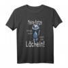 Lachende Katze T-Shirt mit Spruch - Humorvolles Katzendesign für Katzenliebhaber, Kinder, Damen und Herren als Geschenkidee zu Geburtstag oder Weihnachten