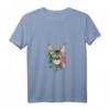 Damen Maine Coon Katze T-Shirt mit V-Ausschnitt – Perfektes Geschenk für Katzenliebhaberinnen und Tierfreunde