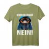 Lustiges Katzen Spruch T-Shirt - 'Bevor Du Fragst Nein!' Witziges Statement für Morgenmuffel, Nachtschichtarbeiter & Katzenfans