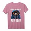 Lustiges Katzen Spruch T-Shirt - 'Bevor Du Fragst Nein!' Witziges Statement für Morgenmuffel, Nachtschichtarbeiter & Katzenfans
