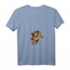 Damen Süßes Kätzchen Riss T-Shirt mit V-Ausschnitt - Perfektes Geschenk für Katzenliebhaber, Katzenmamas, Weihnachten, Geburtstag & Valentinstag