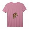 Damen Süßes Kätzchen Riss T-Shirt mit V-Ausschnitt - Perfektes Geschenk für Katzenliebhaber, Katzenmamas, Weihnachten, Geburtstag & Valentinstag