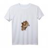 Damen Süßes Kätzchen Riss T-Shirt mit V-Ausschnitt - Perfektes Geschenk für Katzenliebhaber, Katzenmamas, Weihnachten, Geburtstag & Valentinstag