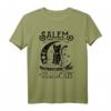 Lustiges schwarzes Katze Salem Halloween T-Shirt für Hexen, Coven-Schwestern & Katzenliebhaber - Perfekt für gruselige Jahreszeit