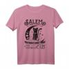 Lustiges schwarzes Katze Salem Halloween T-Shirt für Hexen, Coven-Schwestern & Katzenliebhaber - Perfekt für gruselige Jahreszeit