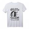 Lustiges schwarzes Katze Salem Halloween T-Shirt für Hexen, Coven-Schwestern & Katzenliebhaber - Perfekt für gruselige Jahreszeit