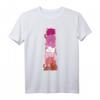 Kawaii Katze Pride Flagge T-Shirt – Süßes Anime Art Design für lesbische Frauen und Katzenliebhaberinnen, perfektes Geschenk für LGBTQA Community