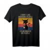 I Hate Morning People And Mornings And People Coffee Cat T-Shirt – Humorvolles Geschenk für Kaffee- und Morgenmuffel