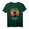 I Hate Morning People And Mornings And People Coffee Cat T-Shirt – Humorvolles Geschenk für Kaffee- und Morgenmuffel