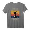 I Hate Morning People And Mornings And People Coffee Cat T-Shirt – Humorvolles Geschenk für Kaffee- und Morgenmuffel