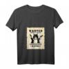 Damen Schrödingers Katze Wanted Dead or Alive Physik Nerd T-Shirt mit V-Ausschnitt – Lustiges Geschenk für Wissenschaftler, Physiker, Studenten & Nerds