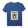 Damen Schrödingers Katze Wanted Dead or Alive Physik Nerd T-Shirt mit V-Ausschnitt – Lustiges Geschenk für Wissenschaftler, Physiker, Studenten & Nerds