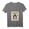 Damen Schrödingers Katze Wanted Dead or Alive Physik Nerd T-Shirt mit V-Ausschnitt – Lustiges Geschenk für Wissenschaftler, Physiker, Studenten & Nerds