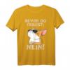 Bevor du fragst Nein Katze Ironie Fun Spruch Lustig Witzig T-Shirt – Witziges Statement für Katzenliebhaber und Humorvolle Geschenke