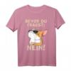 Bevor du fragst Nein Katze Ironie Fun Spruch Lustig Witzig T-Shirt – Witziges Statement für Katzenliebhaber und Humorvolle Geschenke