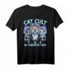 Pastel Goth Kawaii Okkulte Katze Kult Beschwörung T-Shirt – Niedliches Hexen-Design im Soft Grunge & Nu Goth Stil