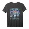 Pastel Goth Kawaii Okkulte Katze Kult Beschwörung T-Shirt – Niedliches Hexen-Design im Soft Grunge & Nu Goth Stil