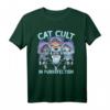 Pastel Goth Kawaii Okkulte Katze Kult Beschwörung T-Shirt – Niedliches Hexen-Design im Soft Grunge & Nu Goth Stil