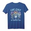 Pastel Goth Kawaii Okkulte Katze Kult Beschwörung T-Shirt – Niedliches Hexen-Design im Soft Grunge & Nu Goth Stil