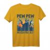 Pew Pew Madafakas Vintage verrückte Katze Halloween Geschenk T-Shirt - Lustiges Party-Outfit für Katzen- und Halloween-Fans