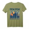 Pew Pew Madafakas Vintage verrückte Katze Halloween Geschenk T-Shirt - Lustiges Party-Outfit für Katzen- und Halloween-Fans