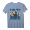 Pew Pew Madafakas Vintage verrückte Katze Halloween Geschenk T-Shirt - Lustiges Party-Outfit für Katzen- und Halloween-Fans