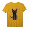 Lustiges Katzenmotiv T-Shirt mit Miau.. - Originelles Geschenk für Katzenliebhaber und Tierfreunde