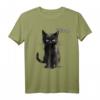 Lustiges Katzenmotiv T-Shirt mit Miau.. - Originelles Geschenk für Katzenliebhaber und Tierfreunde