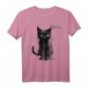 Lustiges Katzenmotiv T-Shirt mit Miau.. - Originelles Geschenk für Katzenliebhaber und Tierfreunde
