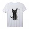 Lustiges Katzenmotiv T-Shirt mit Miau.. - Originelles Geschenk für Katzenliebhaber und Tierfreunde