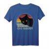 Cat Daddy Vintage Katze T-Shirt im 80er Retro Stil für Herren - Perfektes Geschenk für Katzenliebhaber, Väter und Tierfreunde zu Geburtstag, Vatertag & Feiertagen