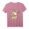 Japanisches Kawaii Anime Katze Ramen Nudeln T-Shirt – Lustiges Ramen Katzen Design für Anime Fans, Kinder & Freunde als Geschenk für Geburtstag, Weihnachten & Halloween